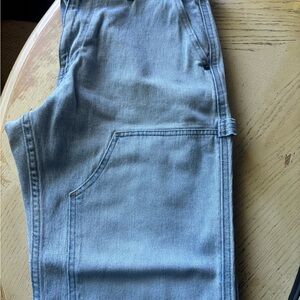 Hollister light blue baggy jeans